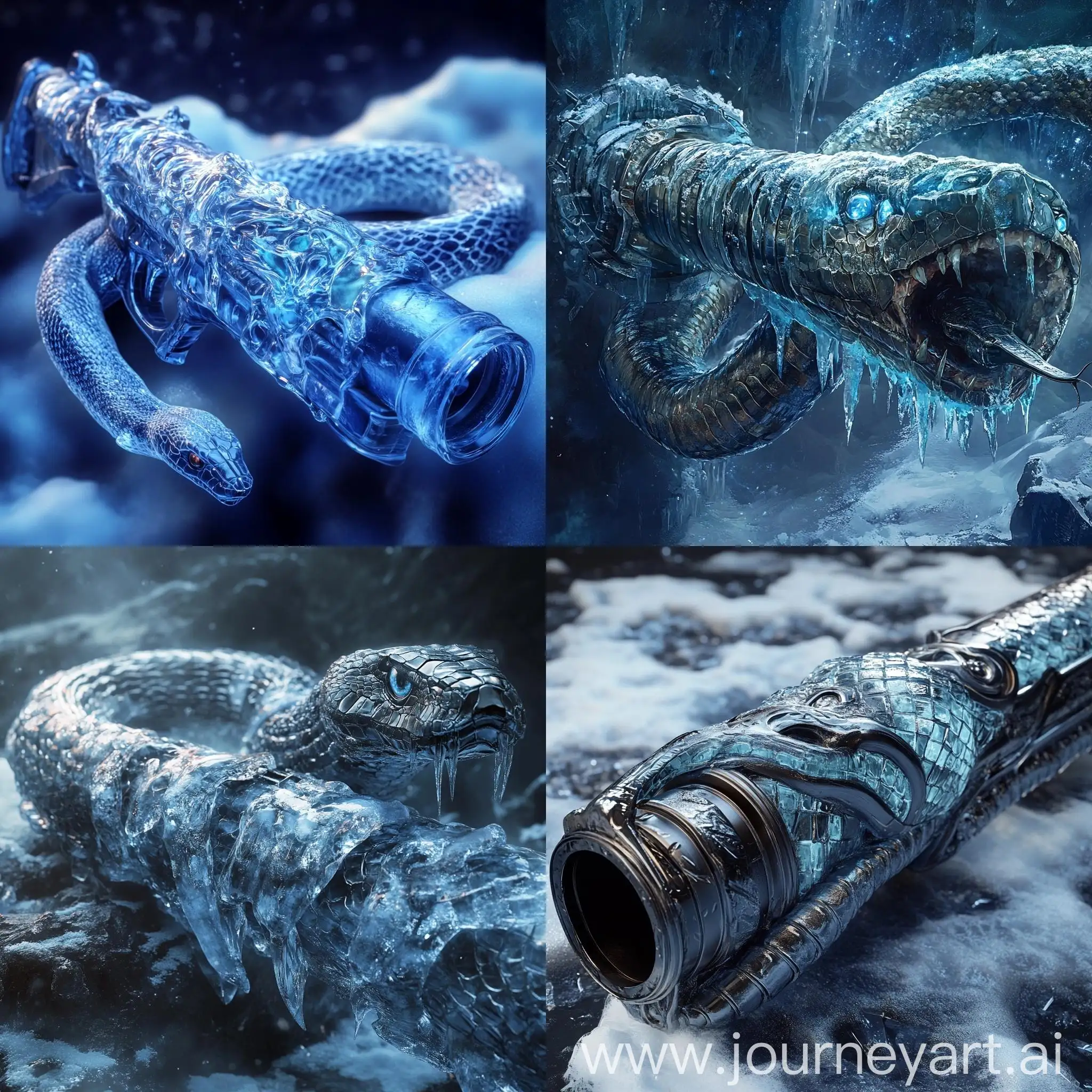 Icy-Weapon-with-Cobra-Coiled-Around-Barrel