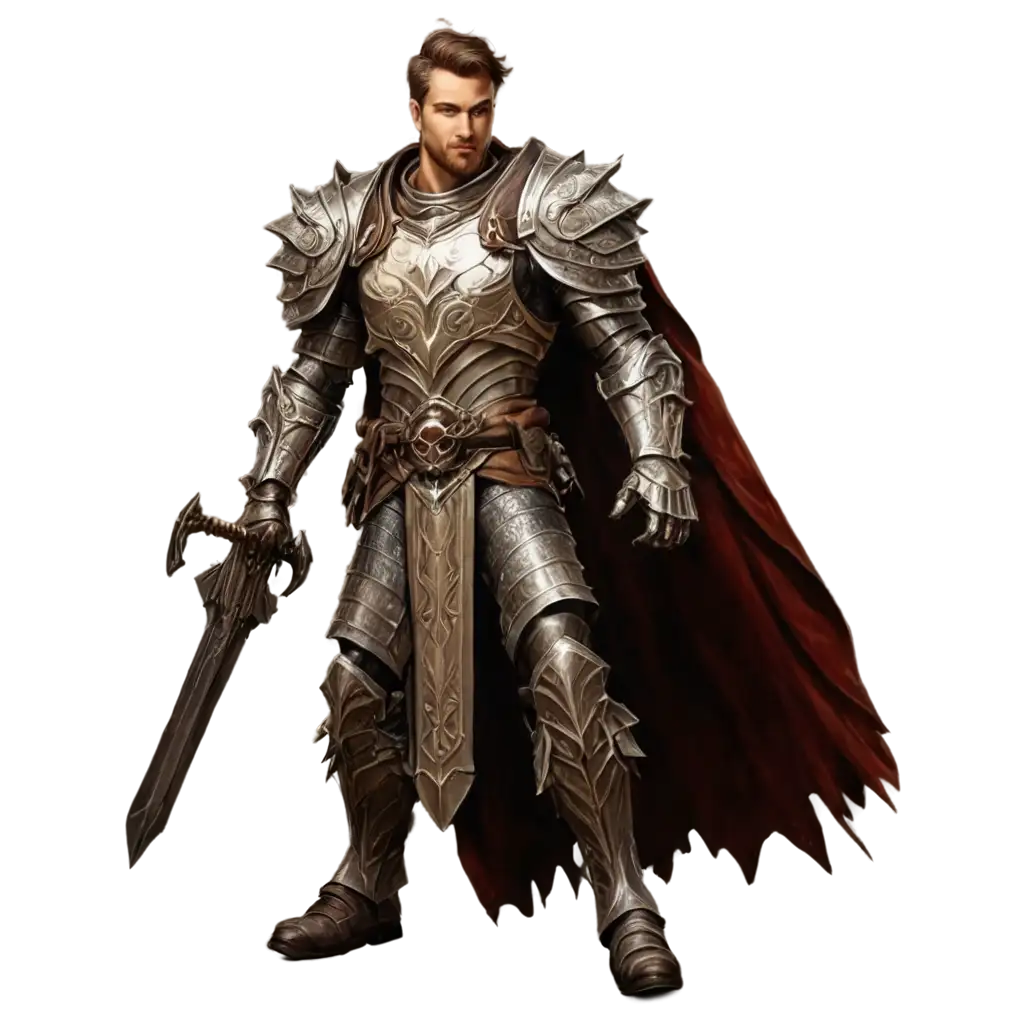 Epic-Dungeons-and-Dragons-Paladin-in-Detailed-Armor-Dynamic-Fantasy-Action-PNG-Image-for-HighQuality-Use