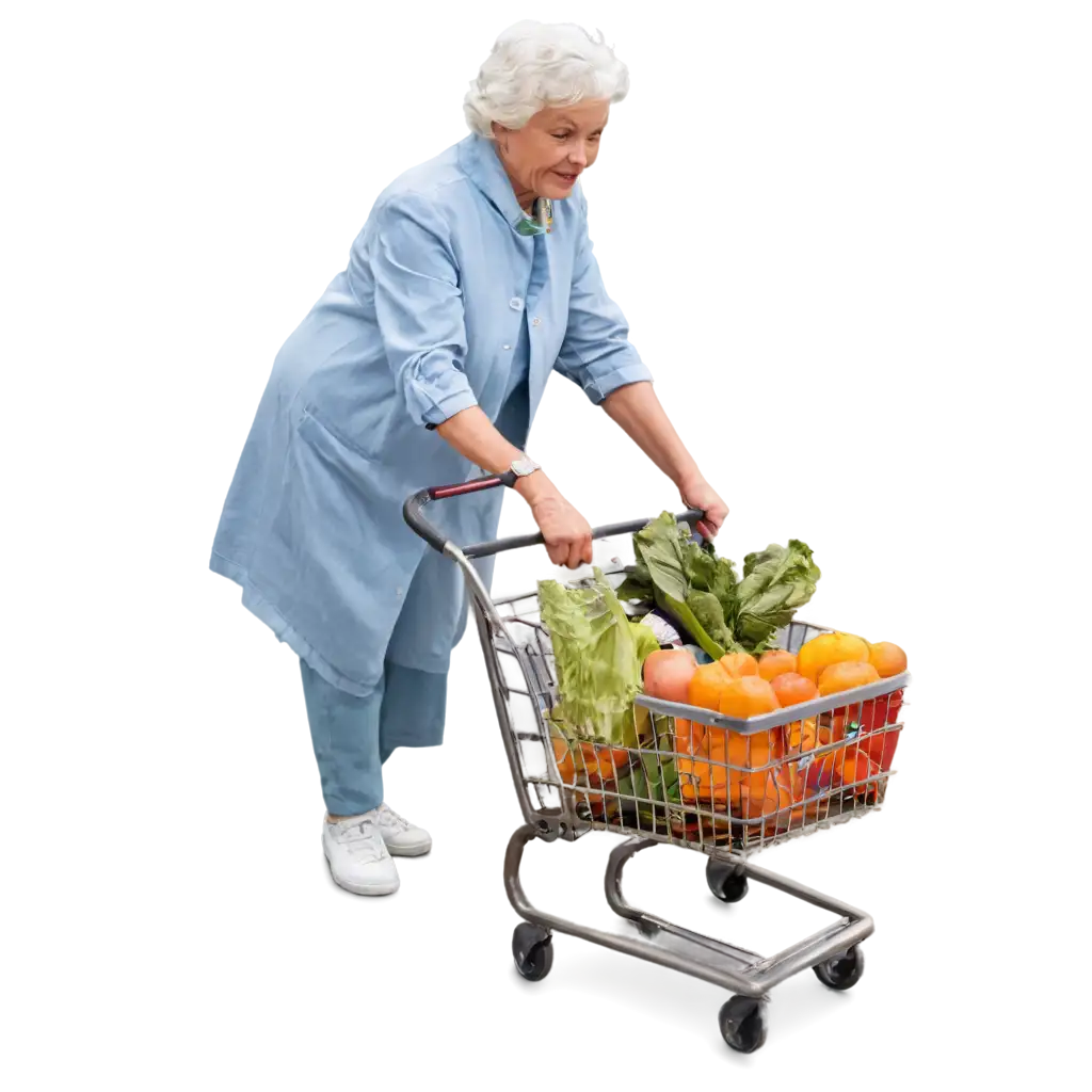 Elderly-Lady-Shopping-for-Fruits-and-Vegetables-HighQuality-PNG-Image