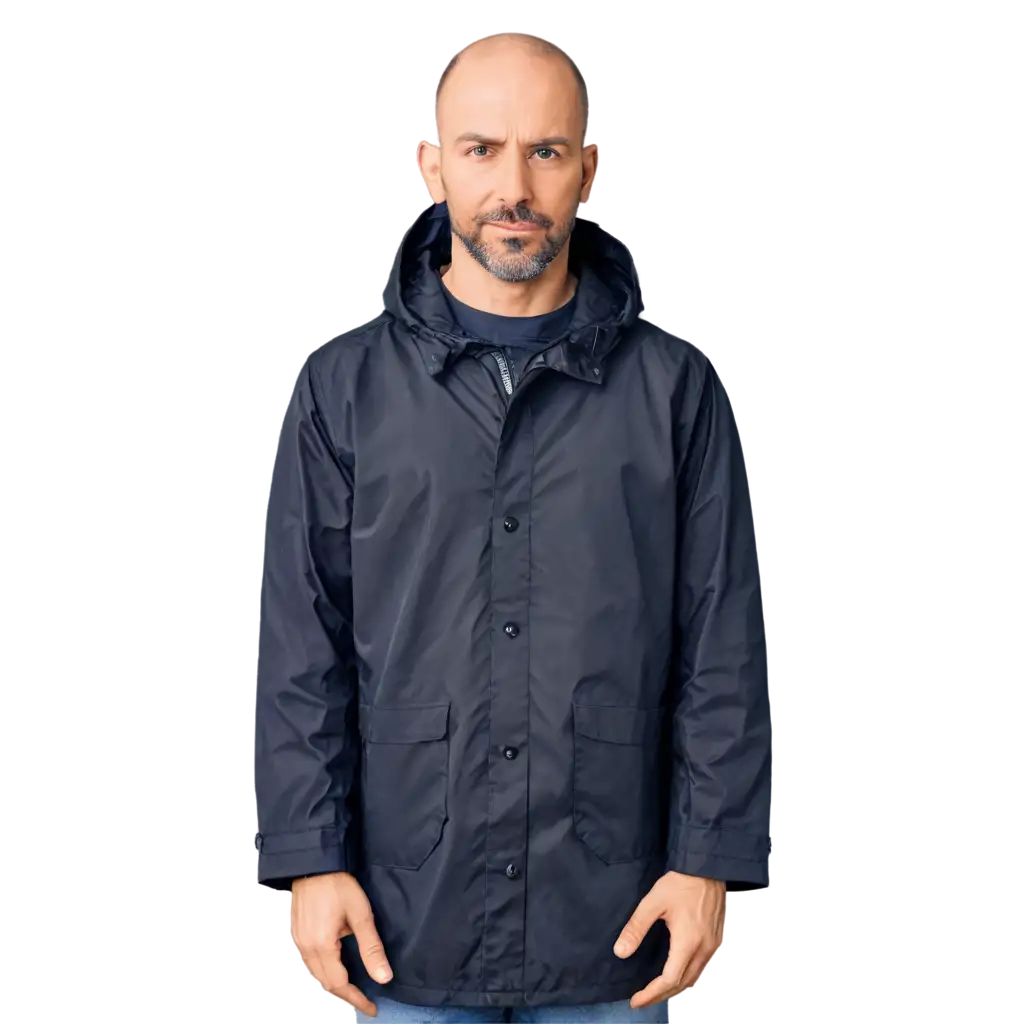 Black-Mans-Raincoat-PNG-HighQuality-Transparent-Image-for-Versatile-Use