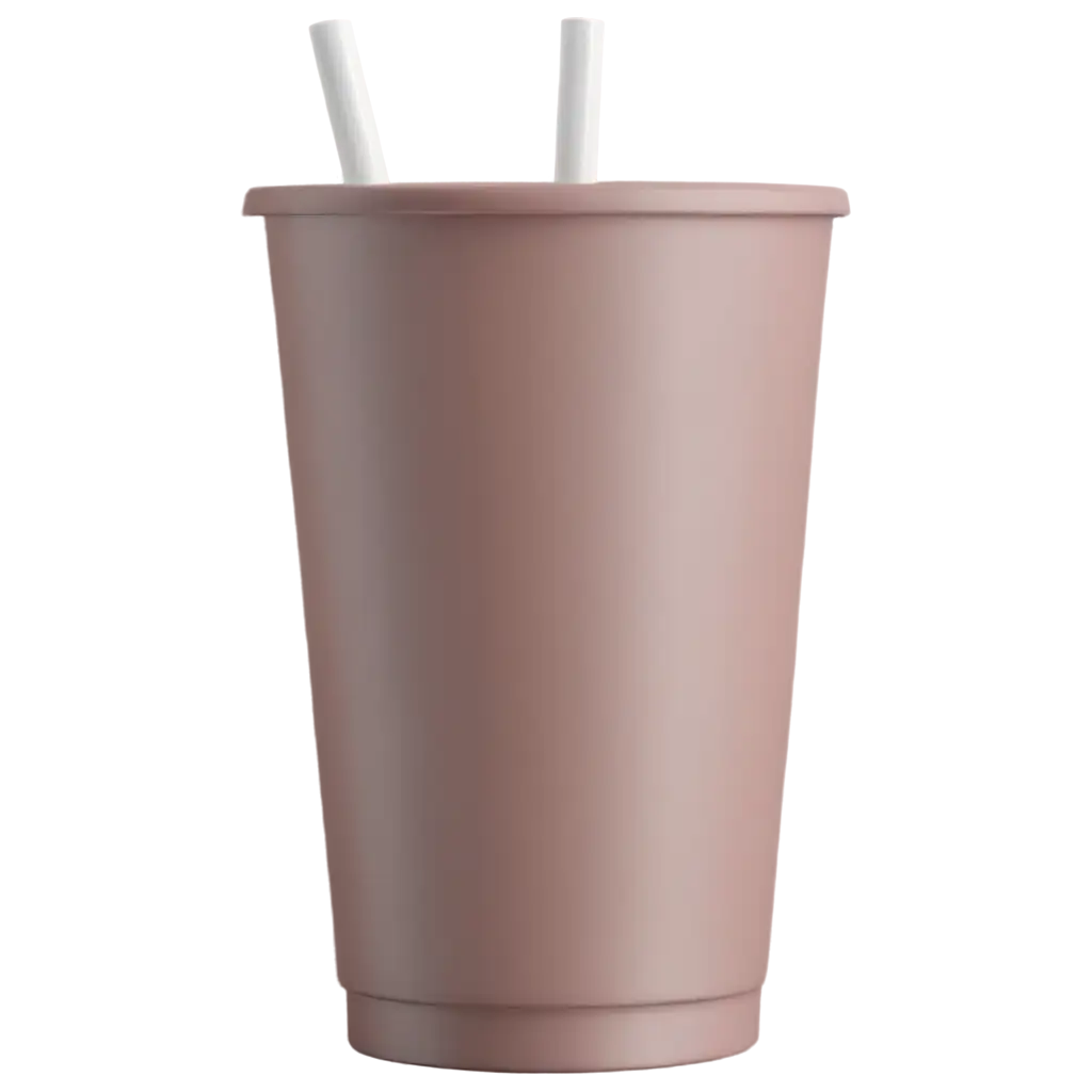 A smoothie cup mock up