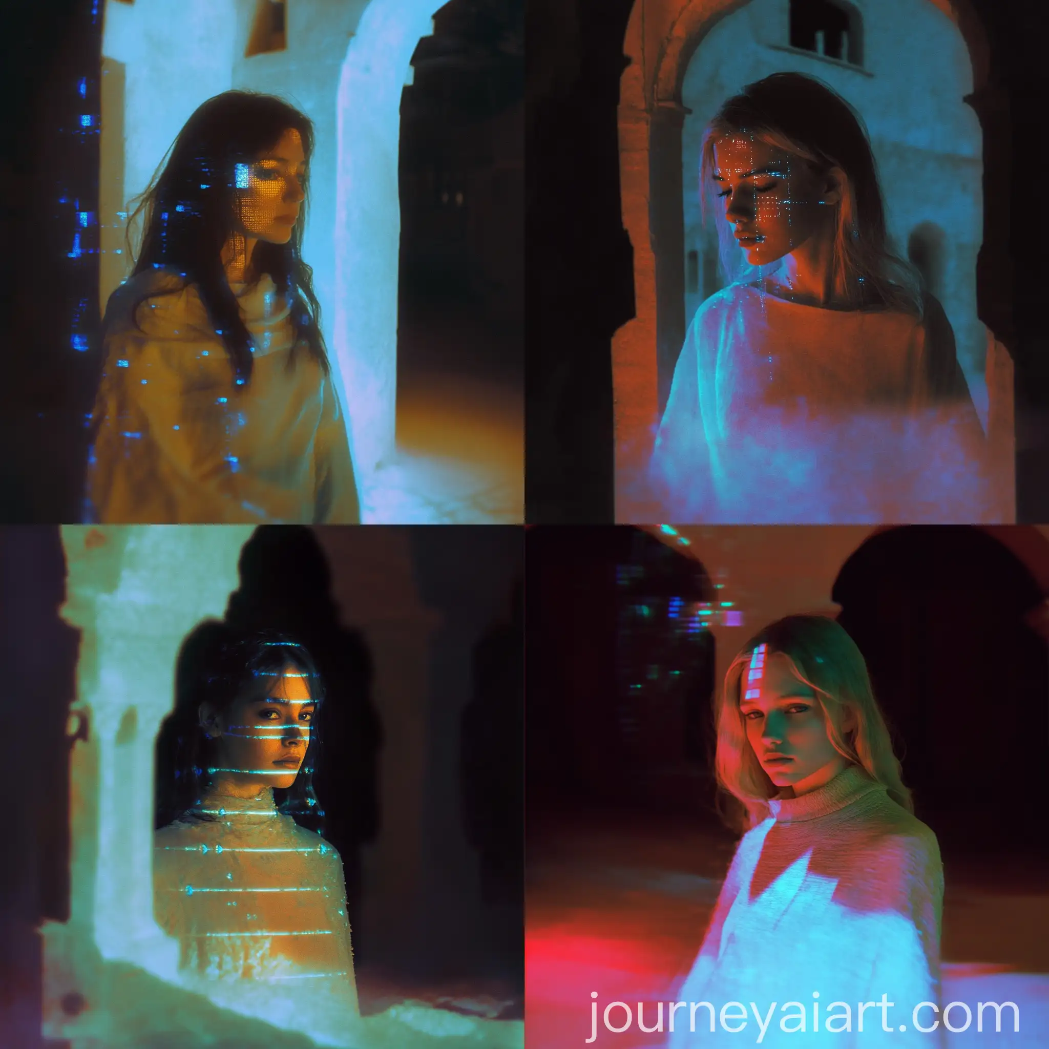 Cinematic-Portrait-of-a-Girl-with-Glitch-Effect-Lighting
