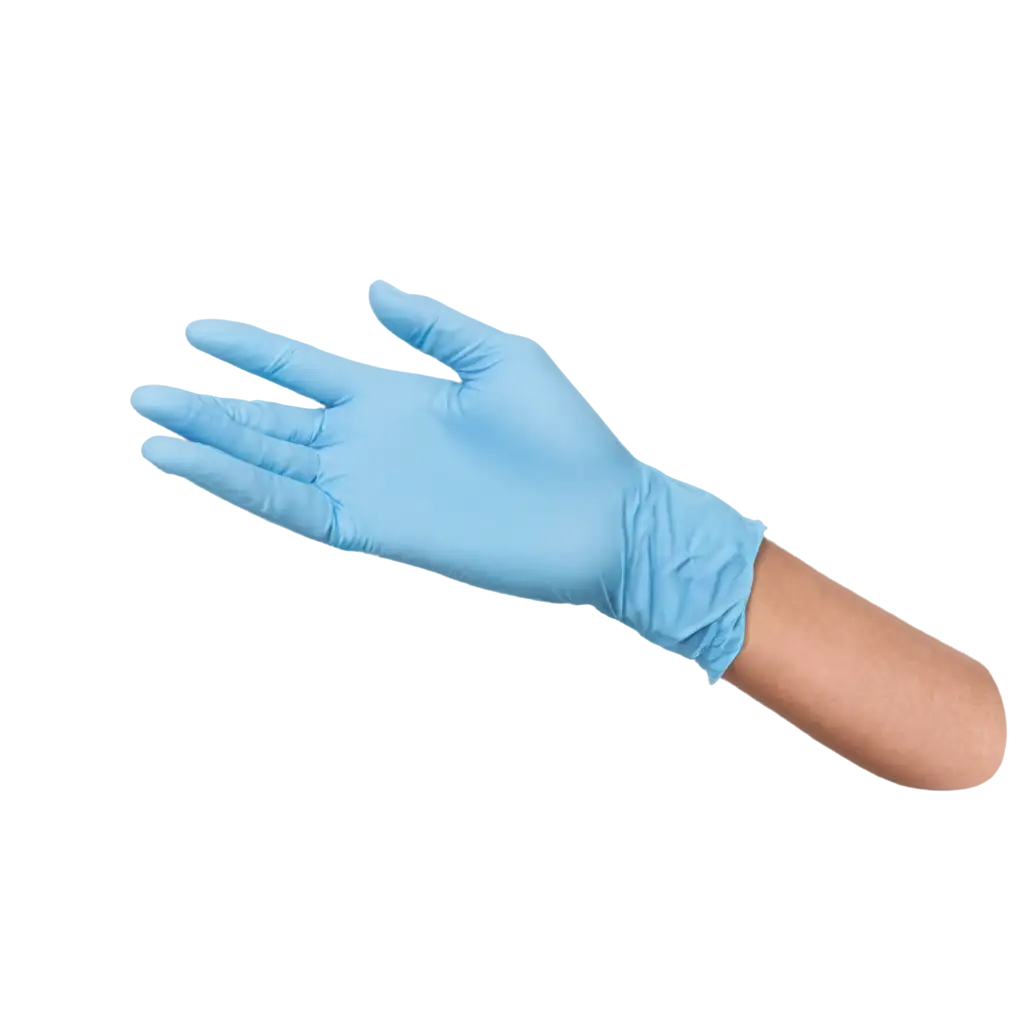 Doctors-Hands-Putting-on-Blue-Gloves-PNG-HighQuality-Medical-Illustration