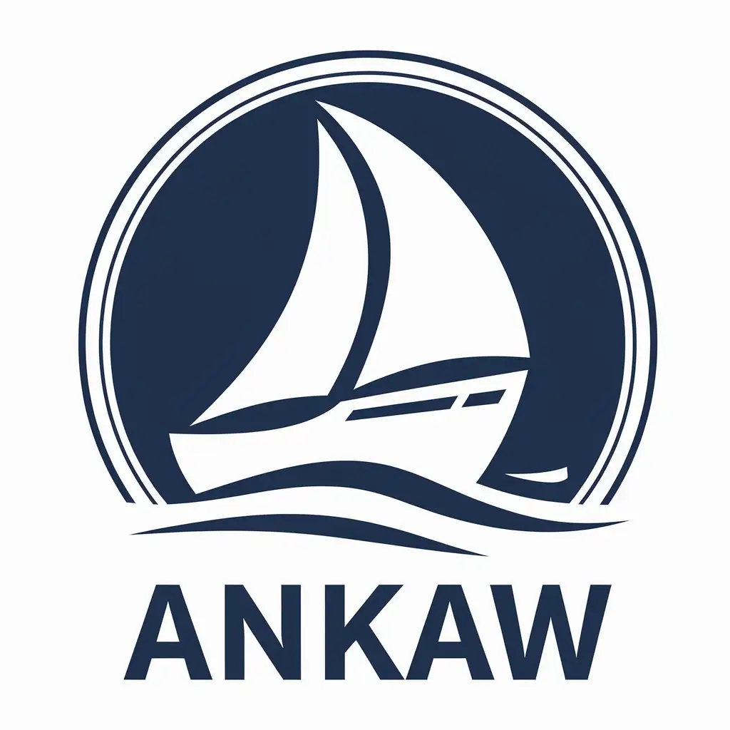 LOGO-Design-for-Ankaw-Sailing-Icon-with-Modern-Retail-Touch