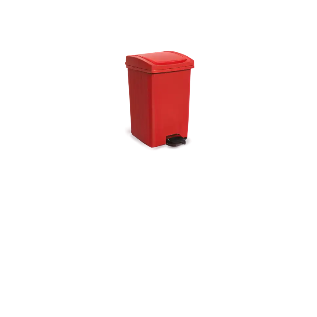 HighQuality-Red-Trash-Bin-PNG-Image-for-Versatile-Use