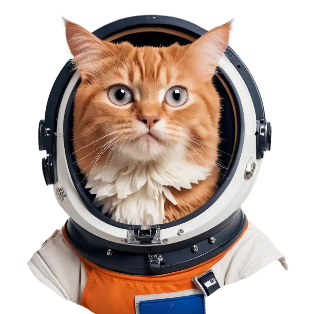 Cat-in-Astronaut-Suit-PNG-HighQuality-Transparent-Image-for-Versatile-Use