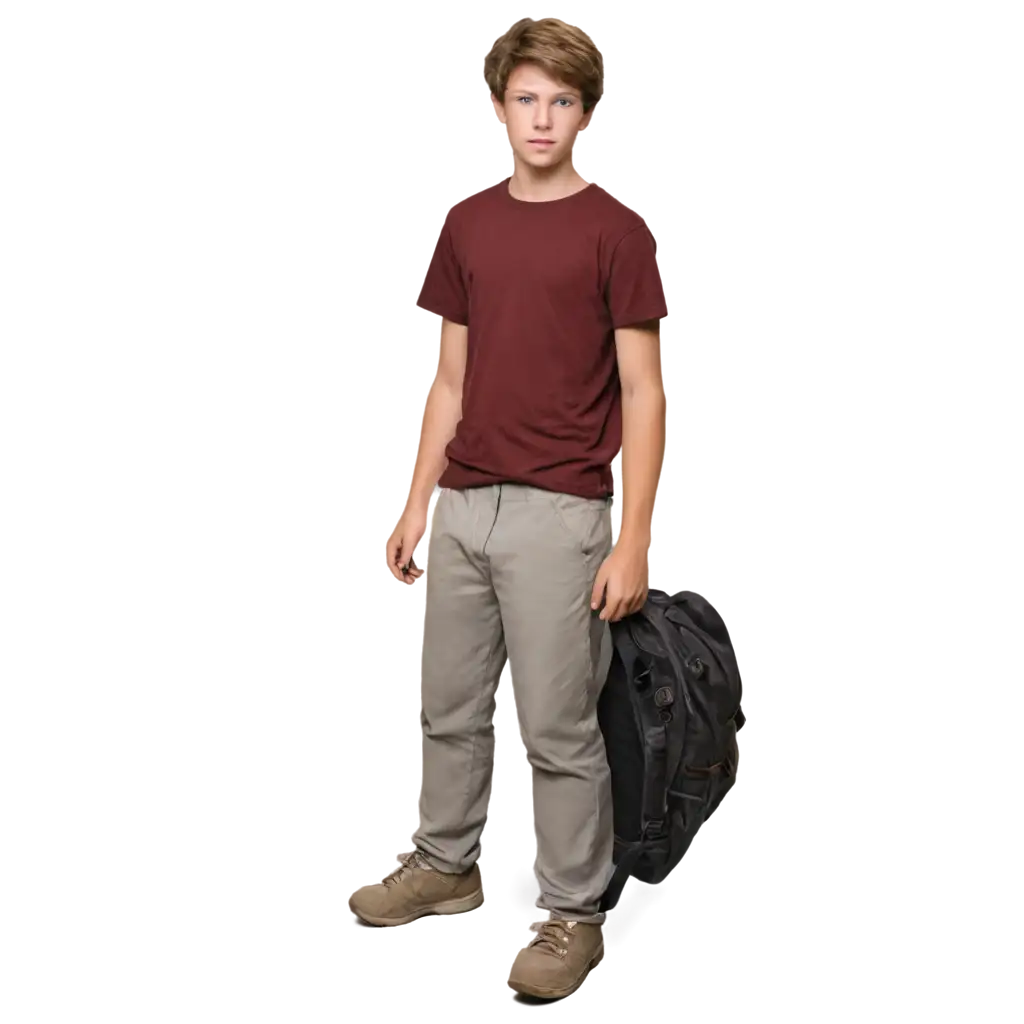 Realistic-14YearOld-Caucasian-Boy-PNG-Image-for-Versatile-Use