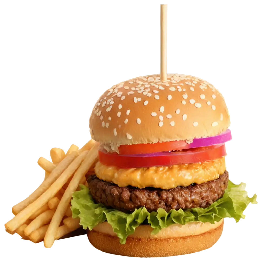 HighQuality-PNG-of-a-Delicious-Burger-Perfect-for-Your-Design-Projects