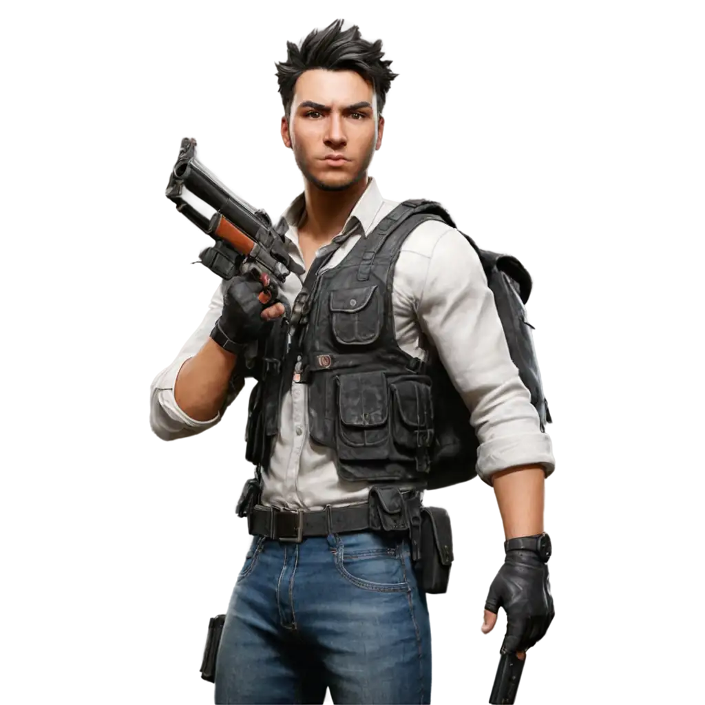 Aggressive-PUBG-Mobile-MalePNG-Image-Usage-Analysis-Characters-PNG-HighQuality-Image-for-Gaming-Enthusiasts