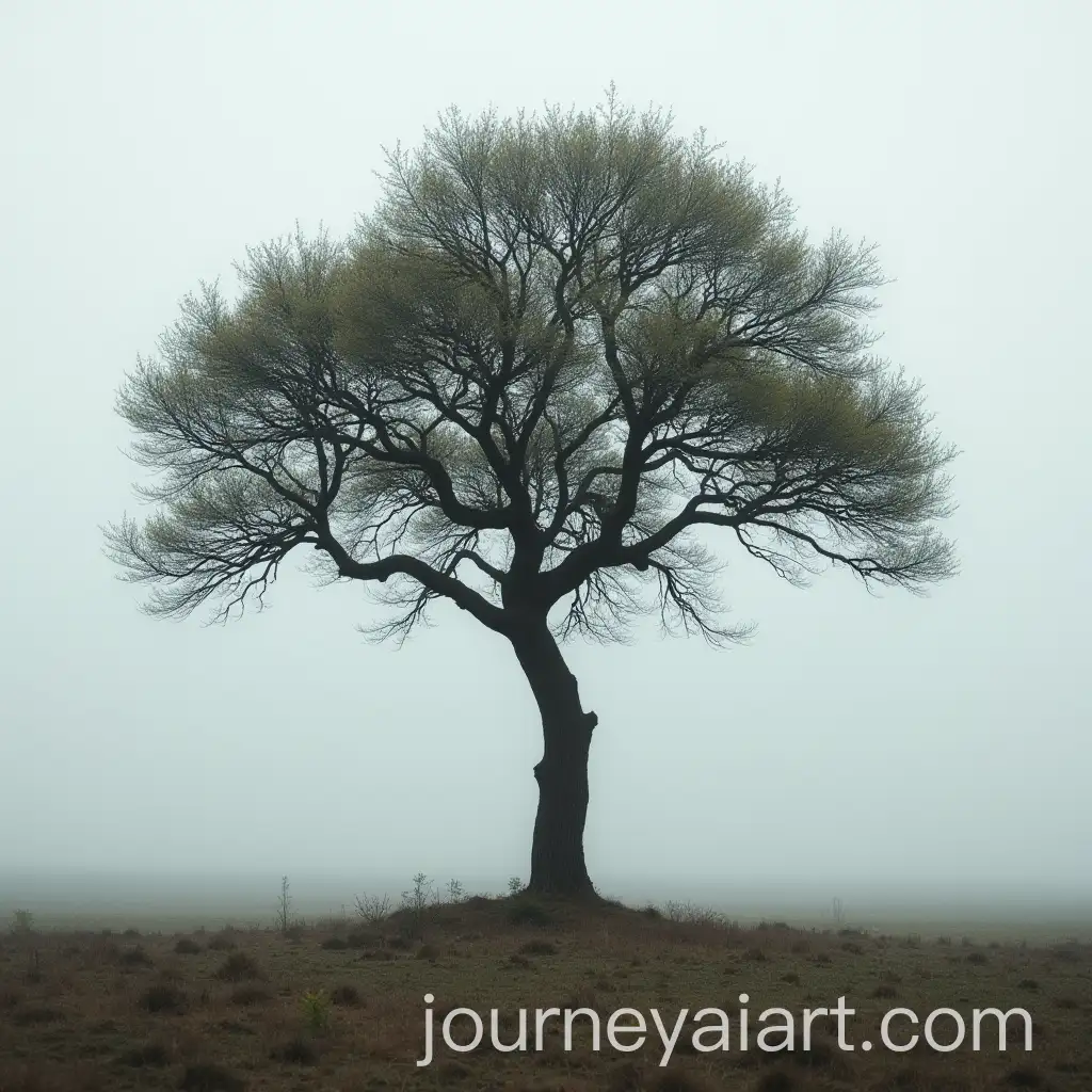 Isolated-Majestic-Tree-Against-a-Clear-Sky