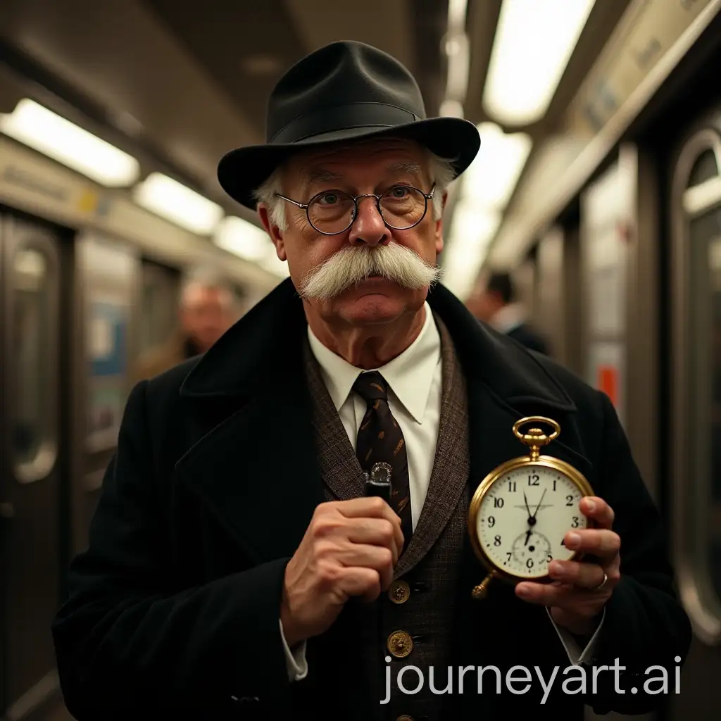 Time-Traveler-in-the-Subway-A-1920s-Gentleman-with-a-Pocket-Watch