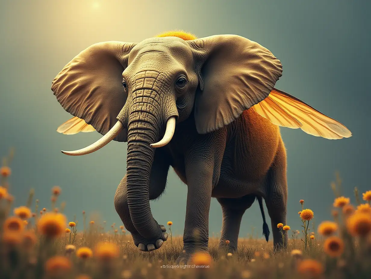 Create a Surreal World Bee with Elephant Head