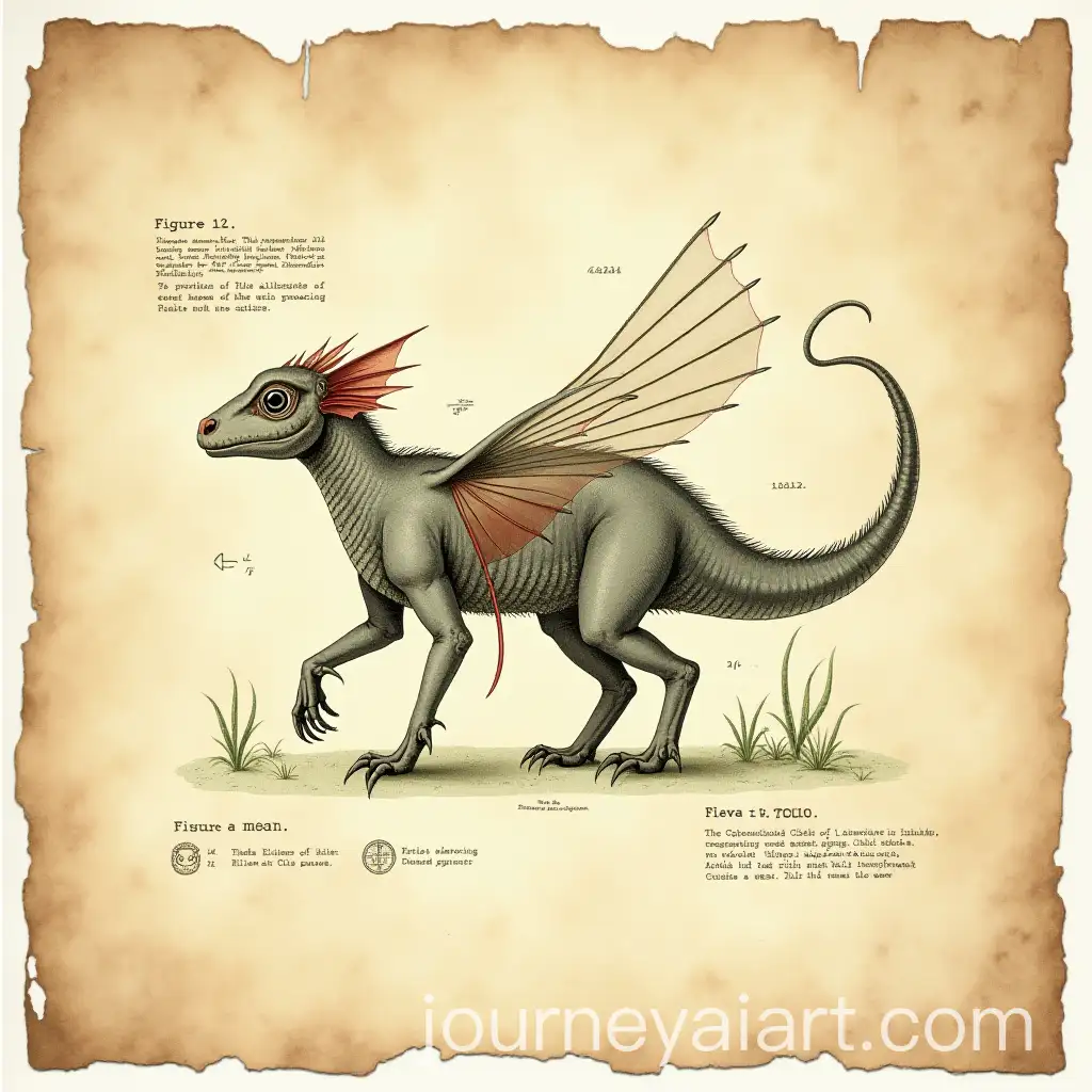 Vintage-Scientific-Illustration-of-a-Mysterious-Creature