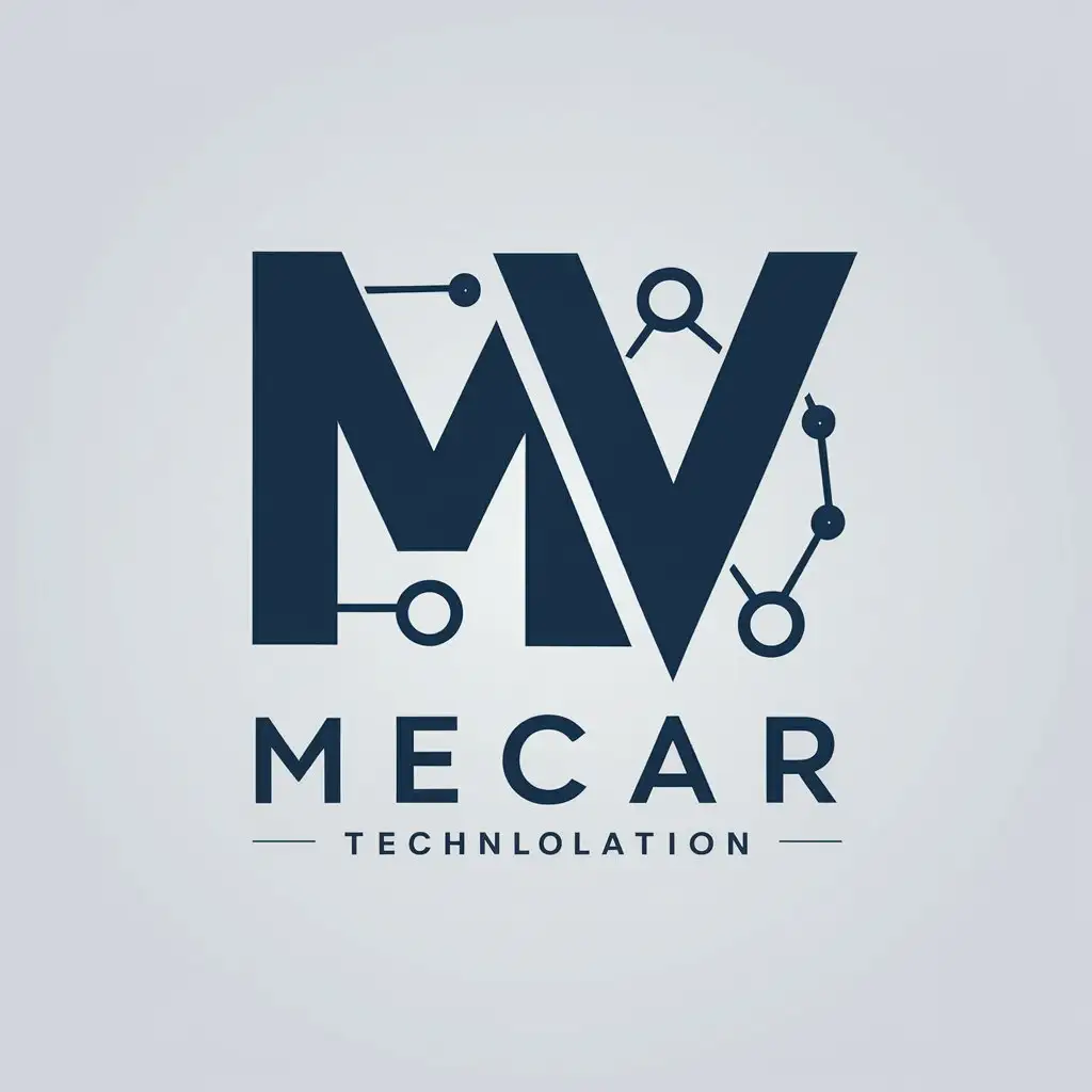 LOGO Design for MV Data Visualization Symbol in Technology Industry