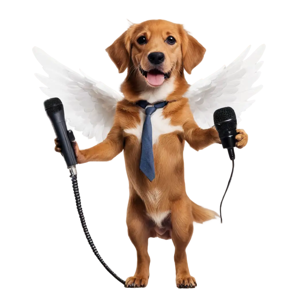 Dog-with-Wings-Holding-a-MicrophonePNG-Image-Usage-Guide-PNG-Image-Perfect-for-Creative-and-Fun-Designs