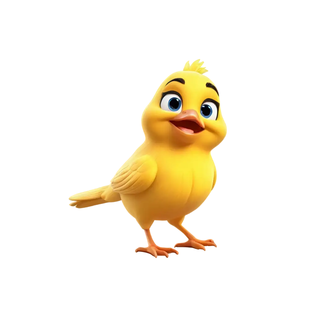 Cute-Yellow-Canary-Cartoon-Disney-3D-Character-PNG-Vibrant-and-Playful-Digital-Art