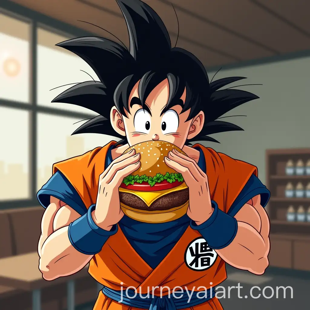 Goku-from-Dragon-Ball-Enjoying-a-Big-Mac-at-McDonalds