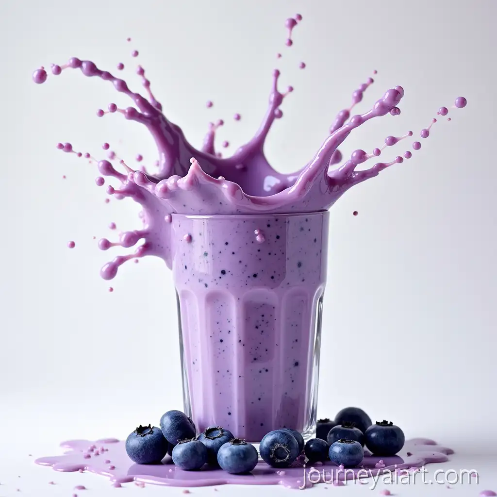 Blueberry-yoghurt-drink-explosionDynamic-Blueberry-Yogurt-Drink-Explosion-with-Fresh-Ingredients-in-Studio-Shot