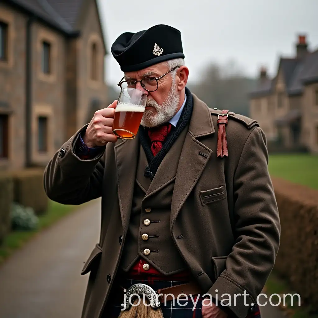 Traditional-Scottish-Man-Drinking-Irn-Bru-in-Scottish-Setting