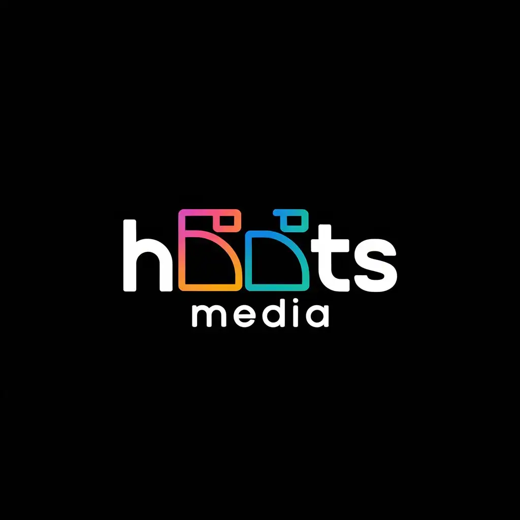 LOGO Design for Hoots Media Bright Playful and Modern Minimalist Photography Videography Theme