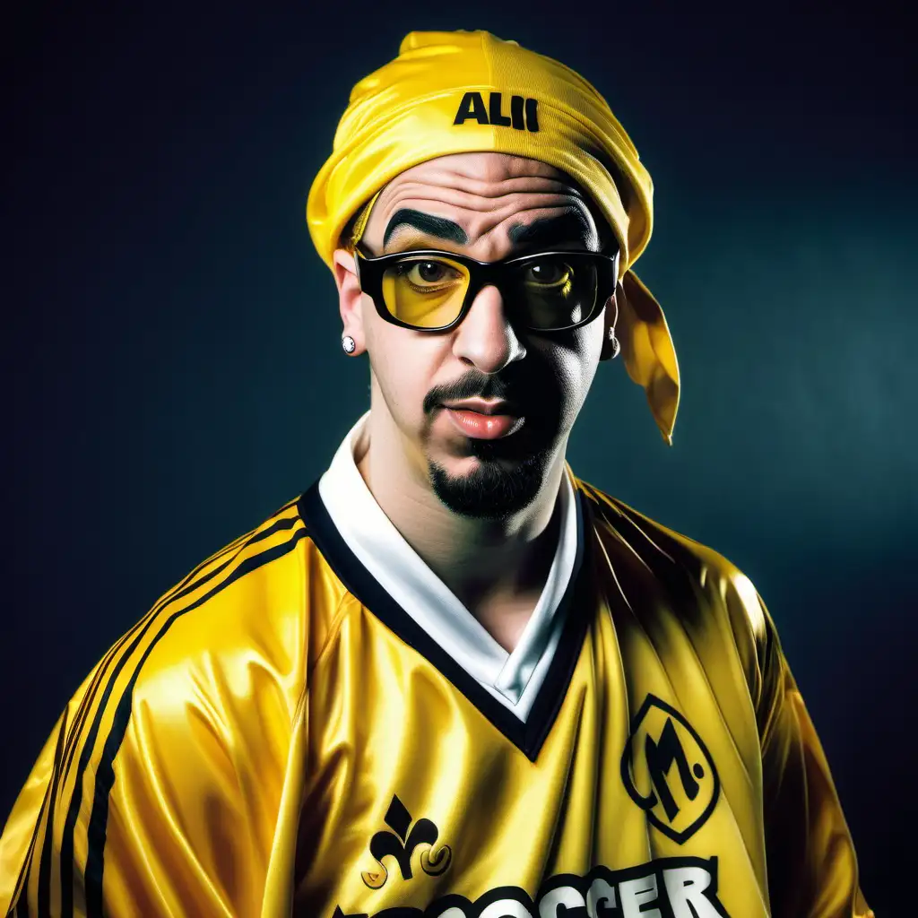 Soccer Player Portrait of Ali G