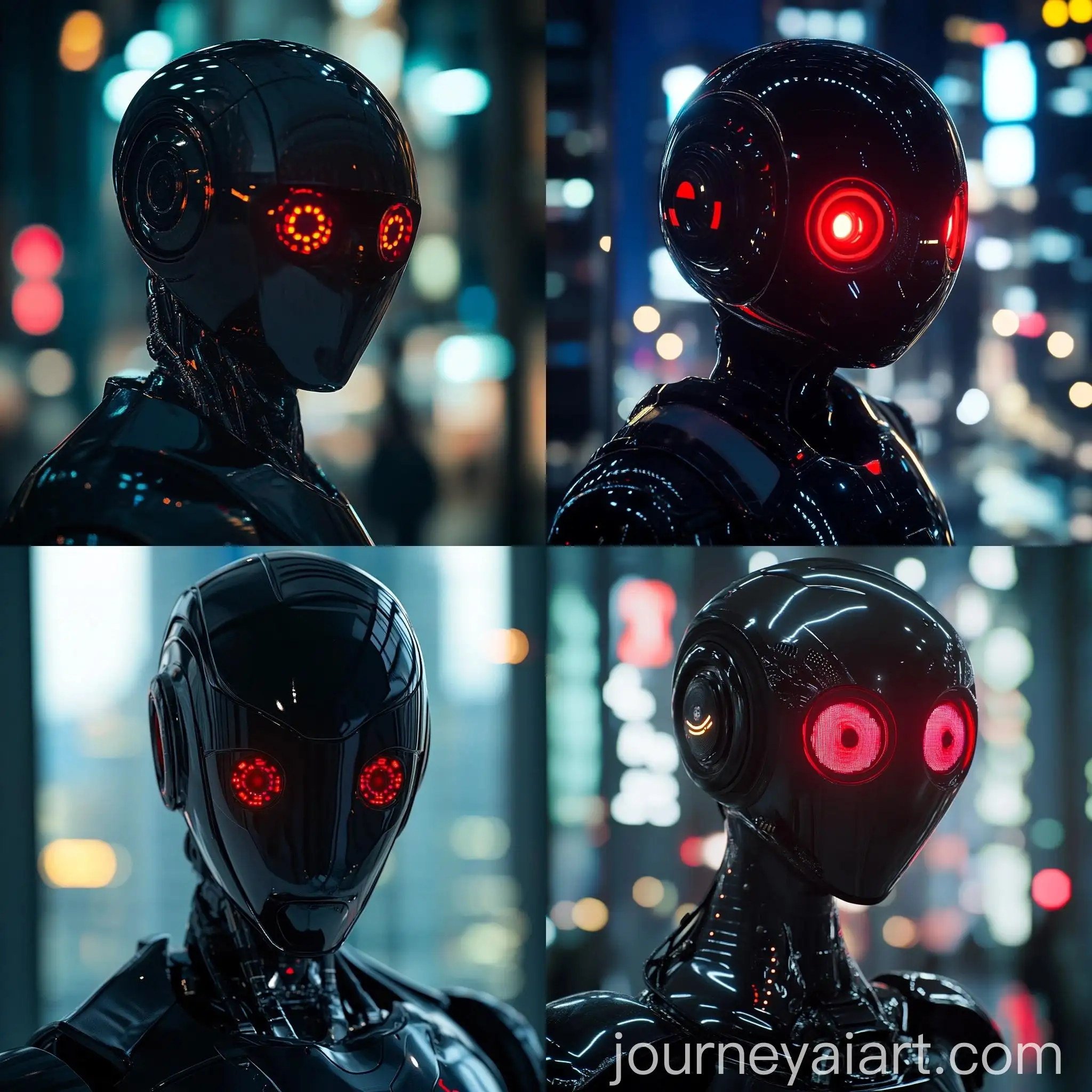 Futuristic-Black-Robot-with-Red-Eyes-in-HighTech-Hacker-Center