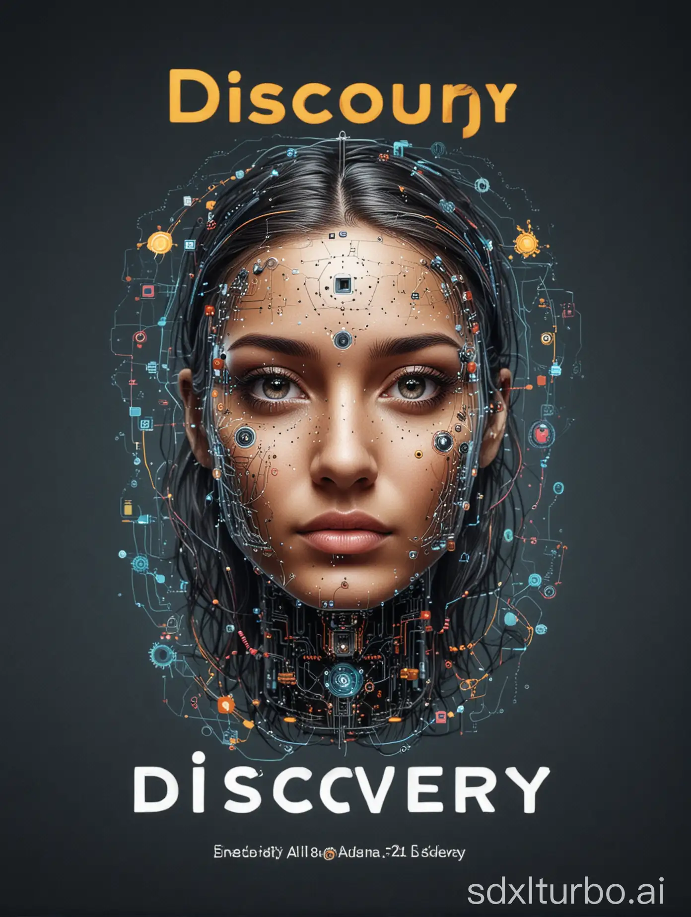 Create a cover image for Priyojit Discovery AI