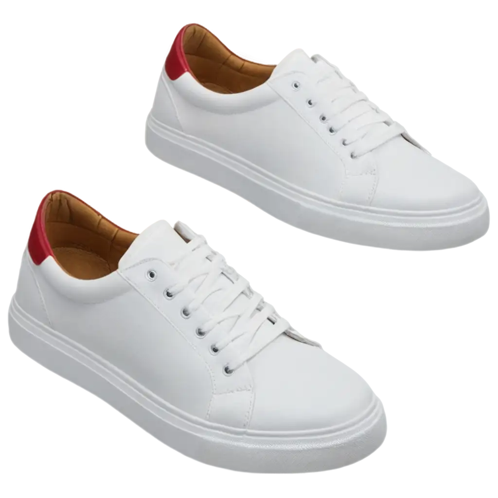 Men white sneakers