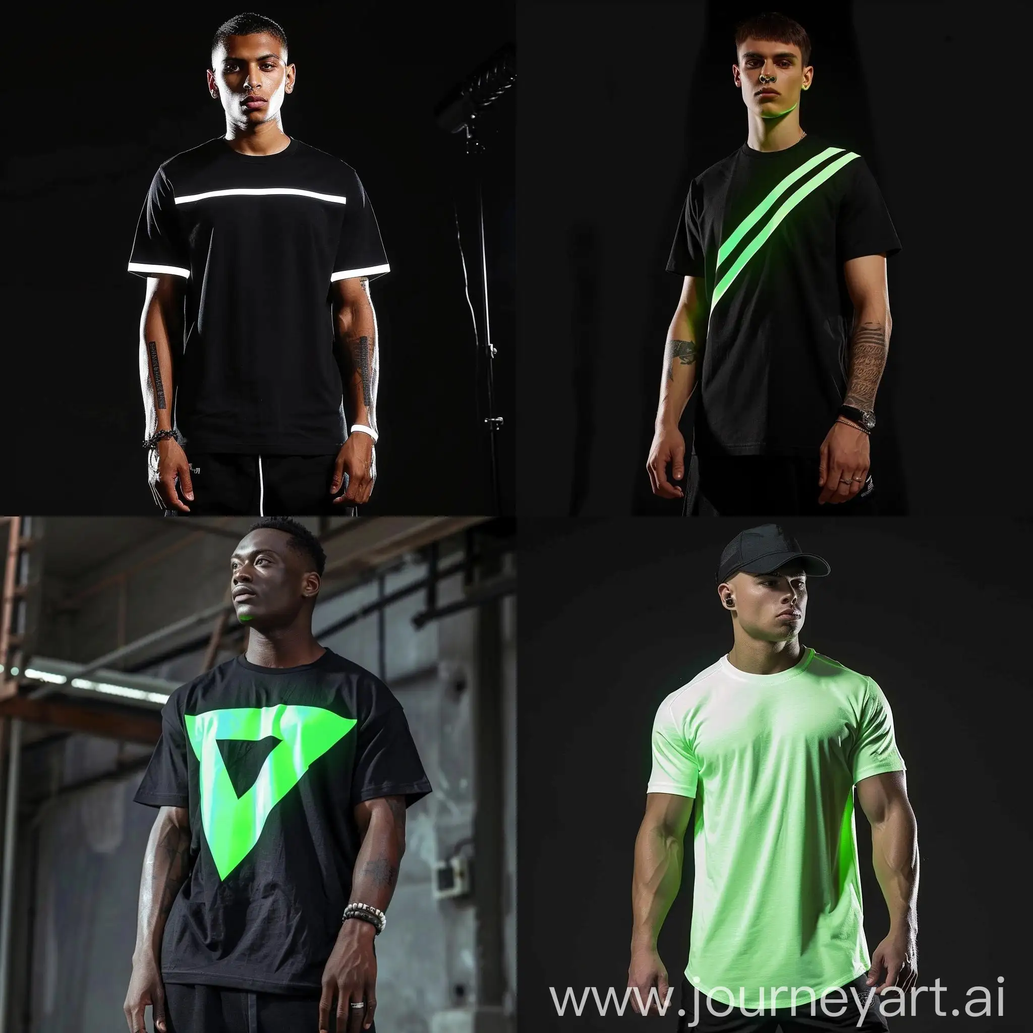 Reflective-GlowintheDark-Mens-Streetwear-TShirt-Product-Photos