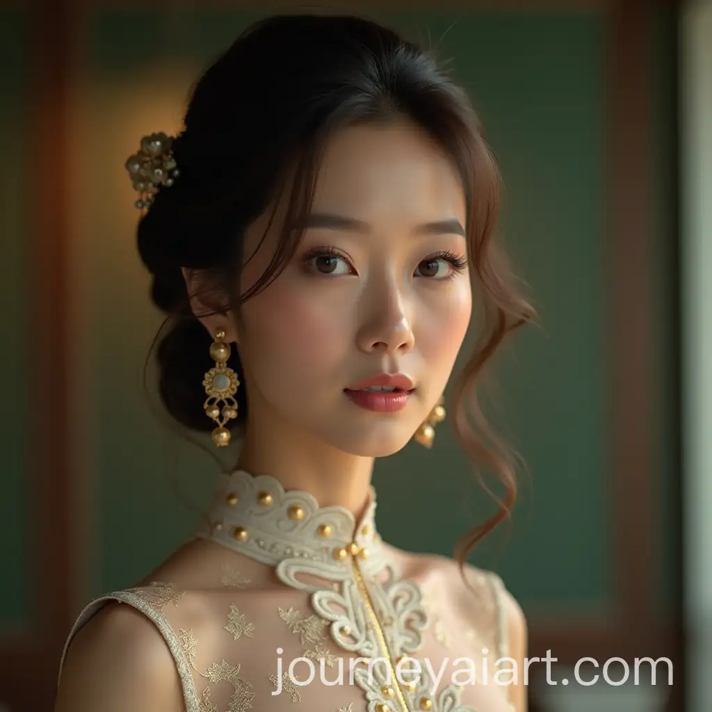 Portrait-of-Yuri-the-Beautiful-and-GracefulAI-Art-Prompt-Expansion-Wife-of-an-Asian-President