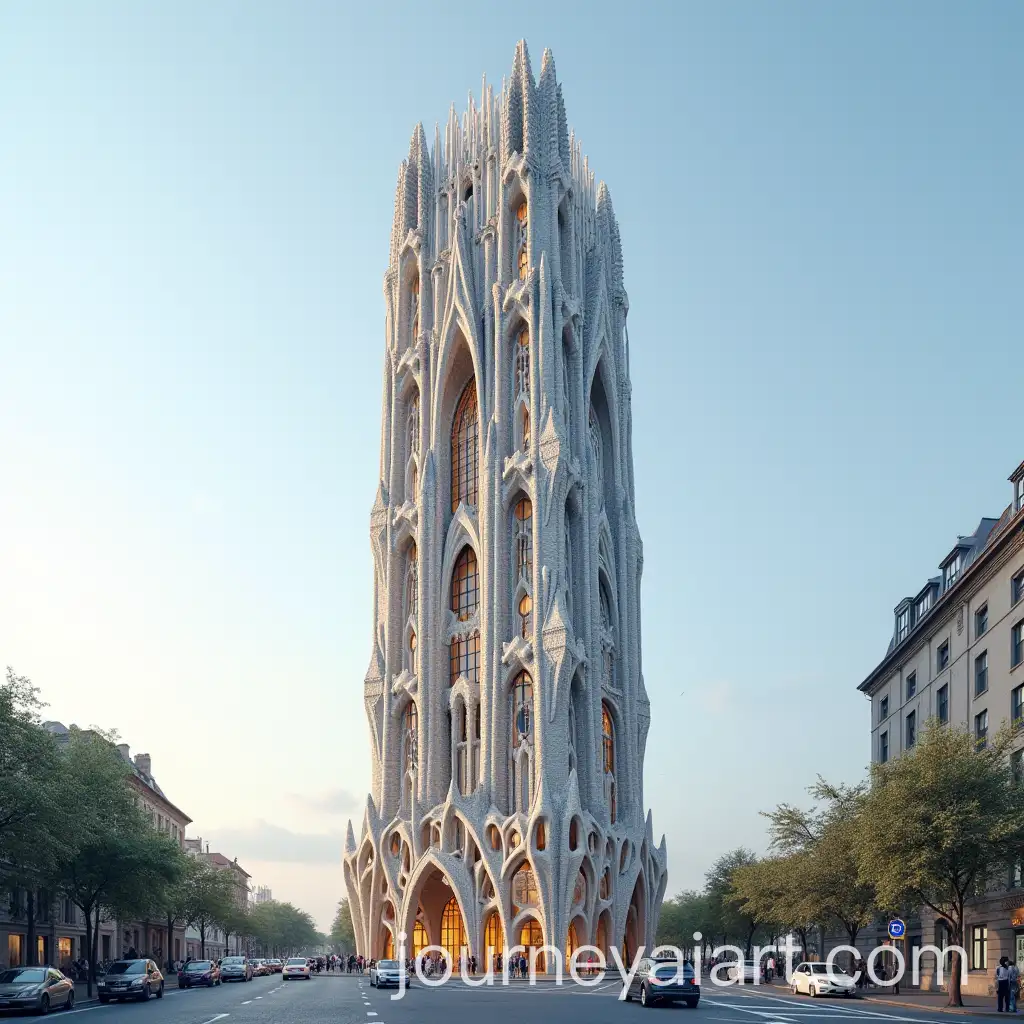 Futuristic-Gaudi-Style-Skyscraper-Architecture