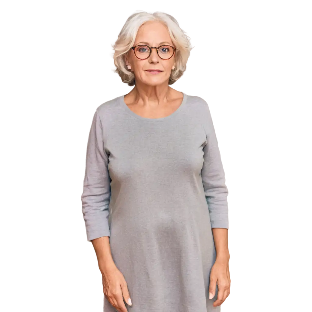 HighResolution-PNG-Portrait-of-a-65YearOld-Woman-with-Spectacles-and-MidLength-Hair