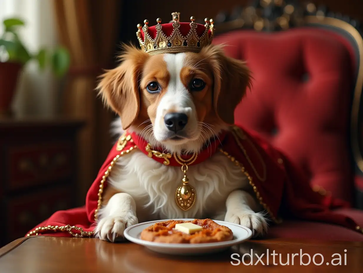 Meet Sir Barkington, the world’s wealthiest dog. Every day starts with a royal breakfast fit for a canine king.