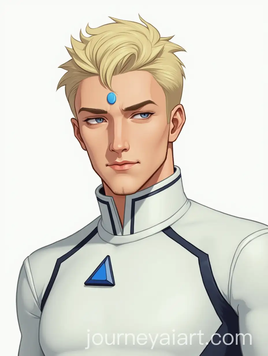 Futuristic-Soldier-in-Stylish-White-Outfit-with-Blue-Insignia