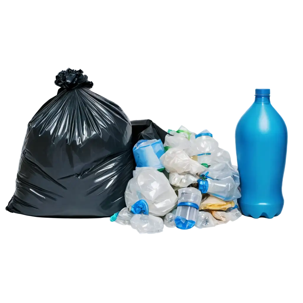 Plastic-Waste-PNG-Image-HighQuality-Visual-Representation-of-Trash-Bottles-and-Disposable-Items