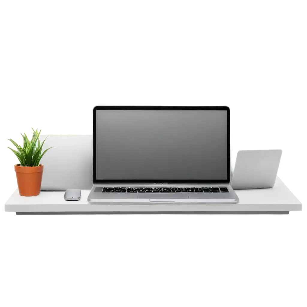 Professional-Desk-Setup-PNG-Organized-Workspace-with-Computer-Phone-and-Laptop