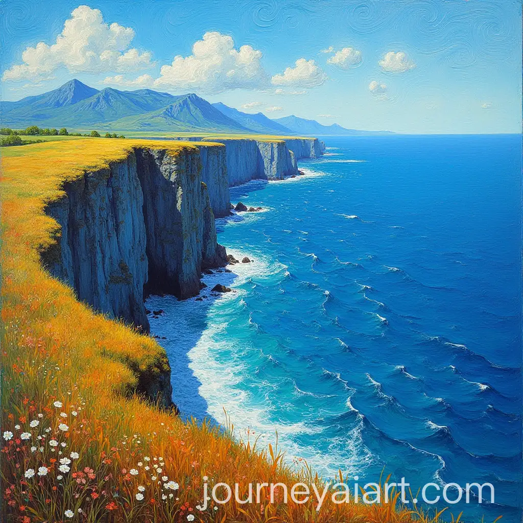 Cliff-and-Sea-Landscape-in-Van-Gogh-Style-Painting