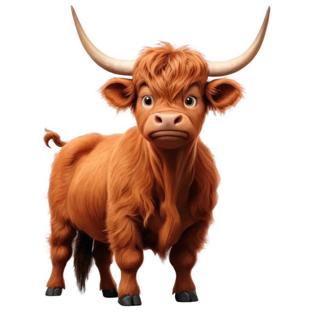 Create a halloween themed highland cow