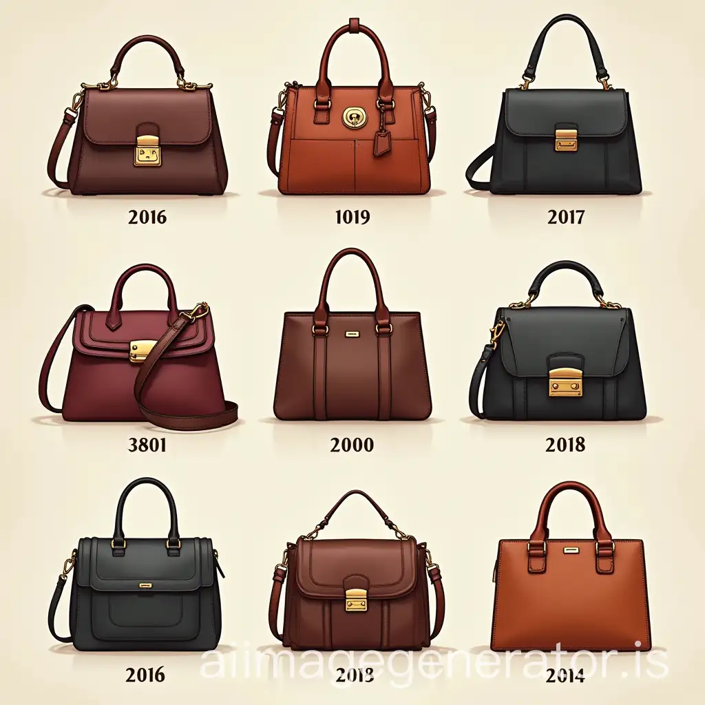 Elegant-Woman-Approaching-Numbered-Bags-for-Selection