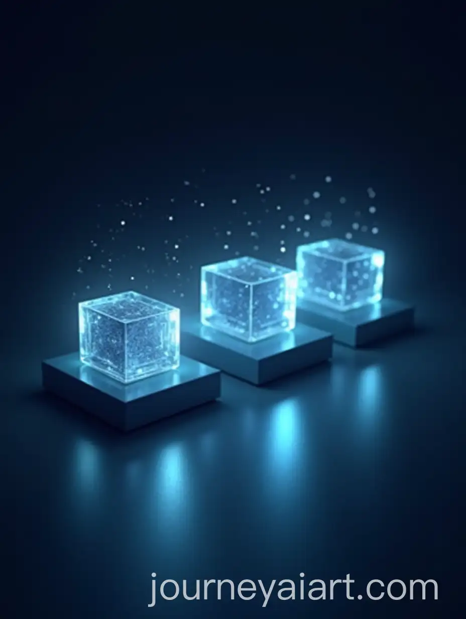 Futuristic-Blockchain-Representation-with-Glowing-Cubes-and-Subtle-Light-Connections