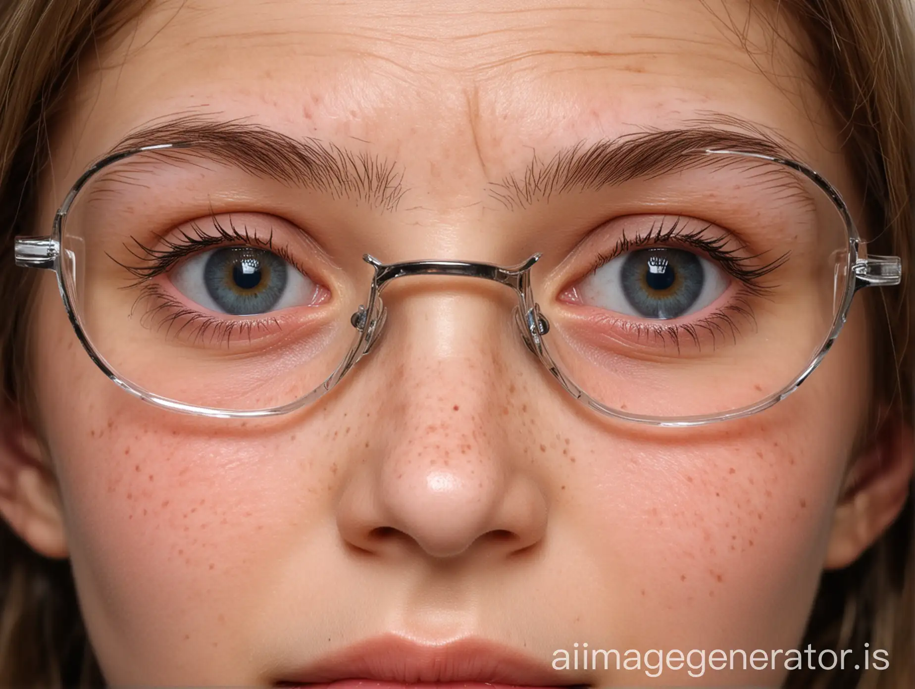Young-GirlAI-Image-Prompt-Expansion-with-Protruding-Glasses-and-Clear-Capillary-Veins-in-Eyes-and-Eyelids