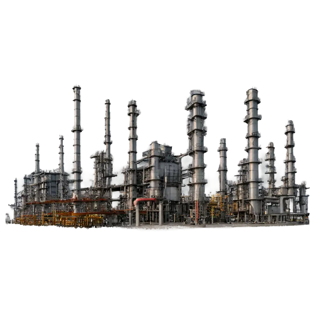 HighQuality-PNG-of-a-Petrochemical-Plant-for-Diverse-Applications