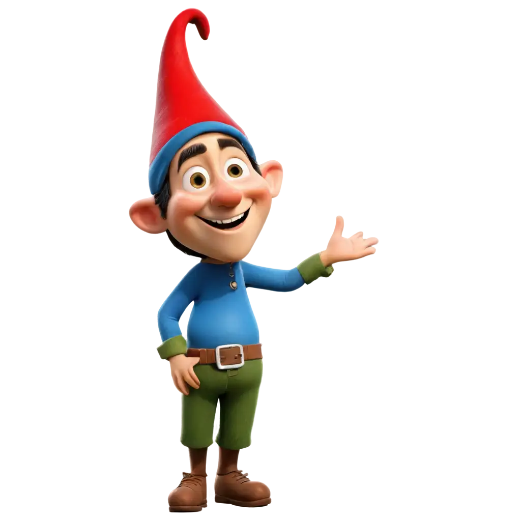 PNG-Image-of-Gnomeo-Juliet-Character-Enhance-Your-Content-with-a-Vibrant-Cartoon-Icon