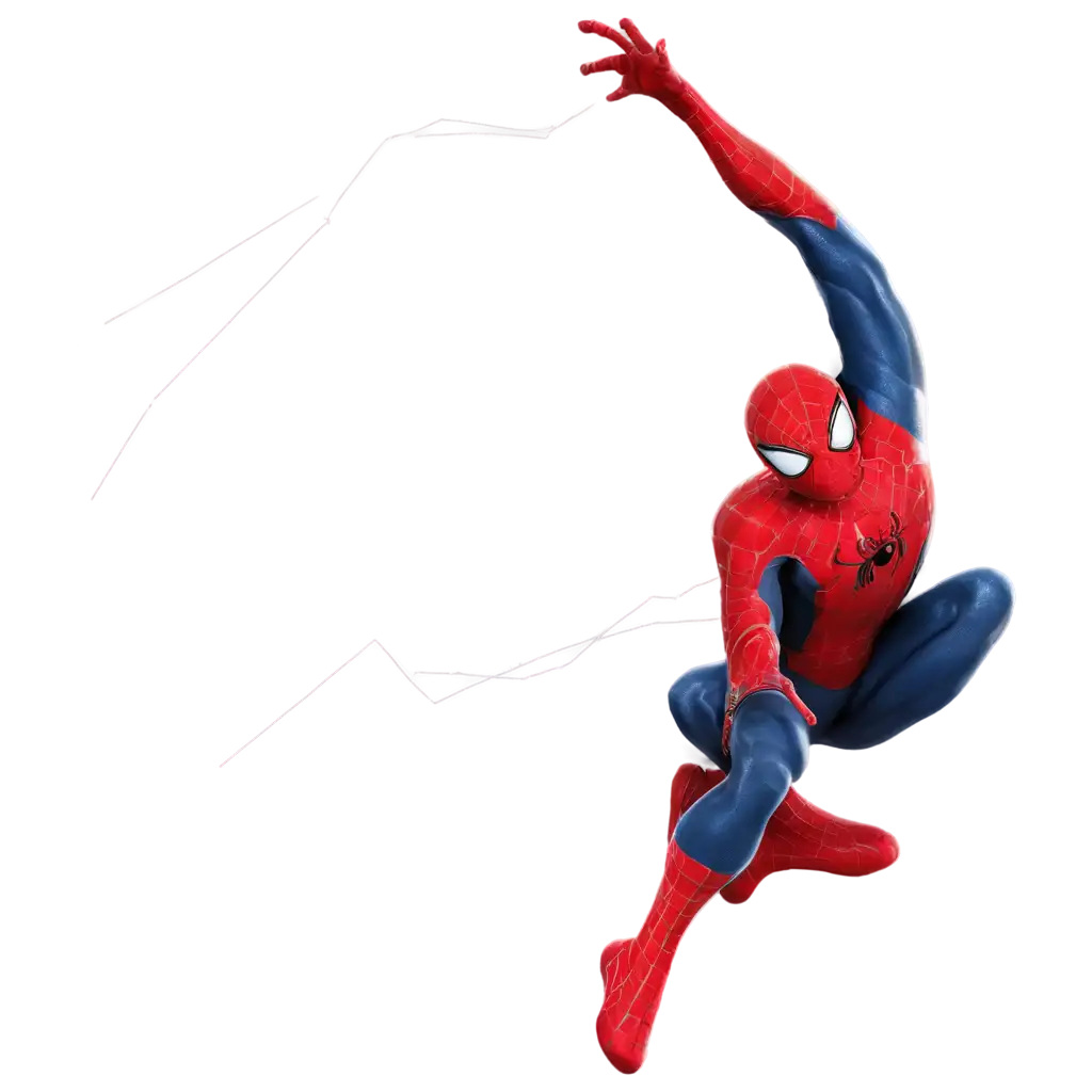 Spider-Man-3D-Realistic-PNG-Image-Capture-the-Marvel-Universe-with-Precision