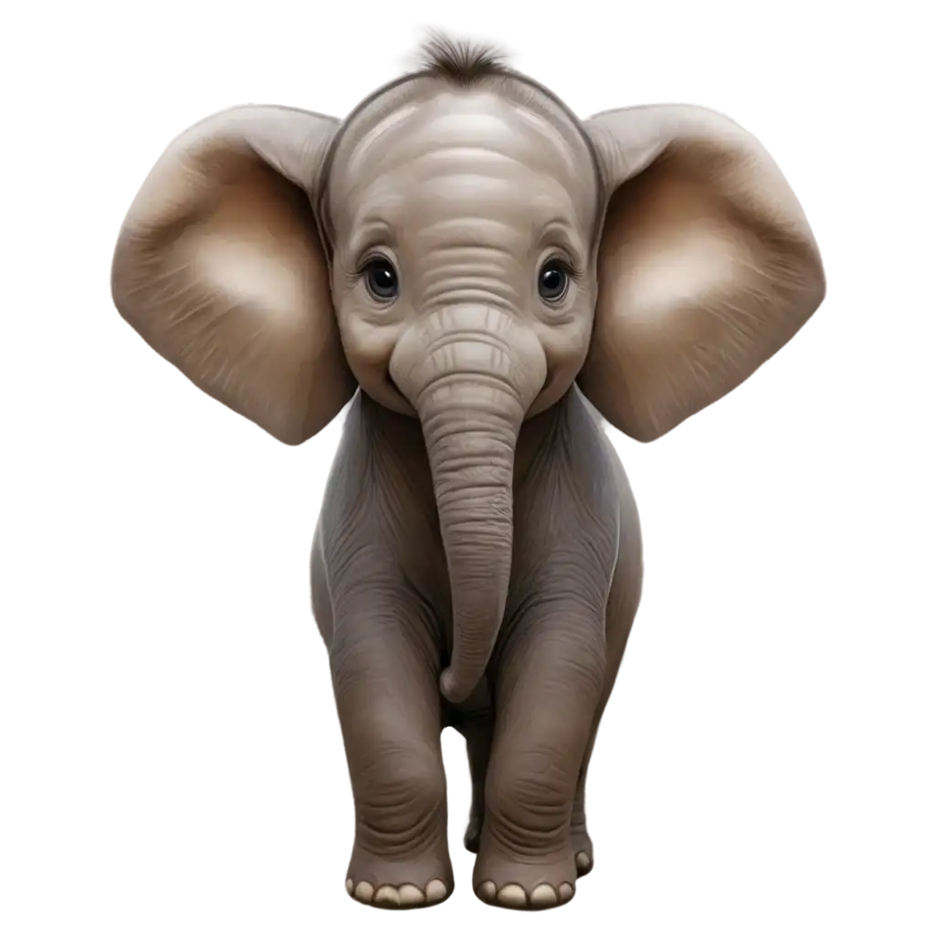 Adorable-Cute-Elephant-PNG-for-Enhanced-Image-Clarity-and-Versatility