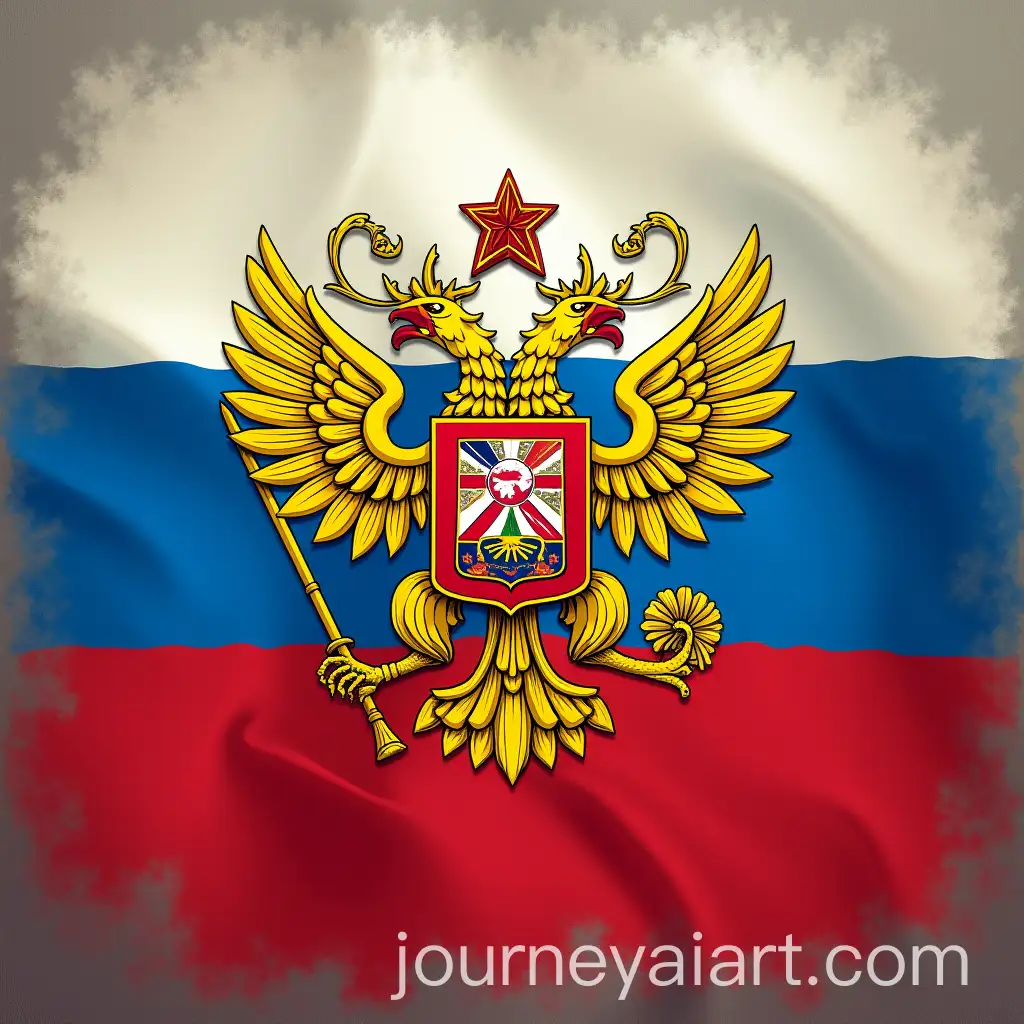 Flag-Design-with-Slogan-RostovStal-in-Bold-Typography