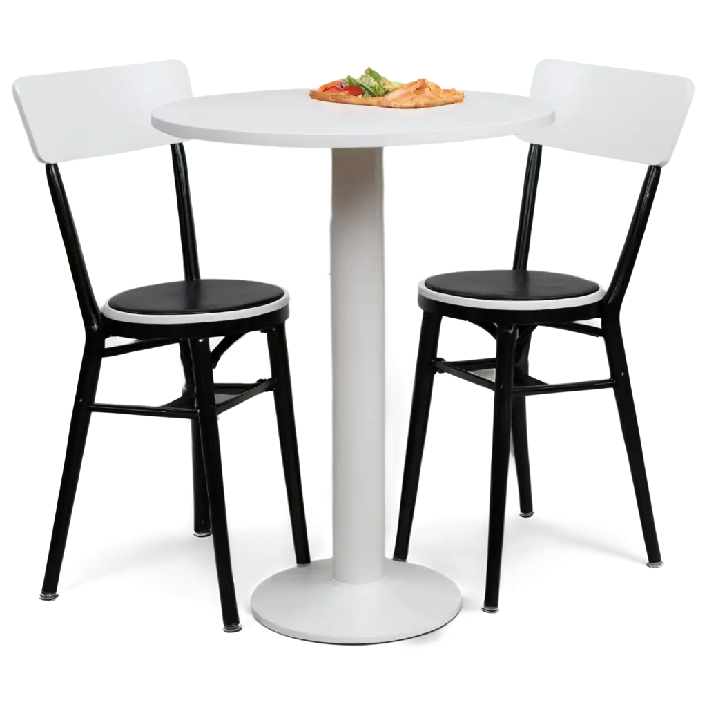 HighQuality-PNG-Image-of-a-Restaurant-Table-with-White-and-Black-Chairs