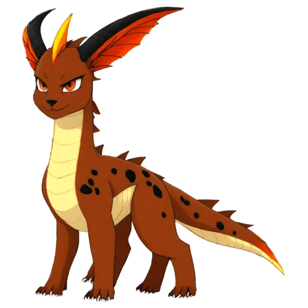 Blazyr-PNG-Image-of-a-Dragon-Pokmon-with-Glowing-Ember-Scales