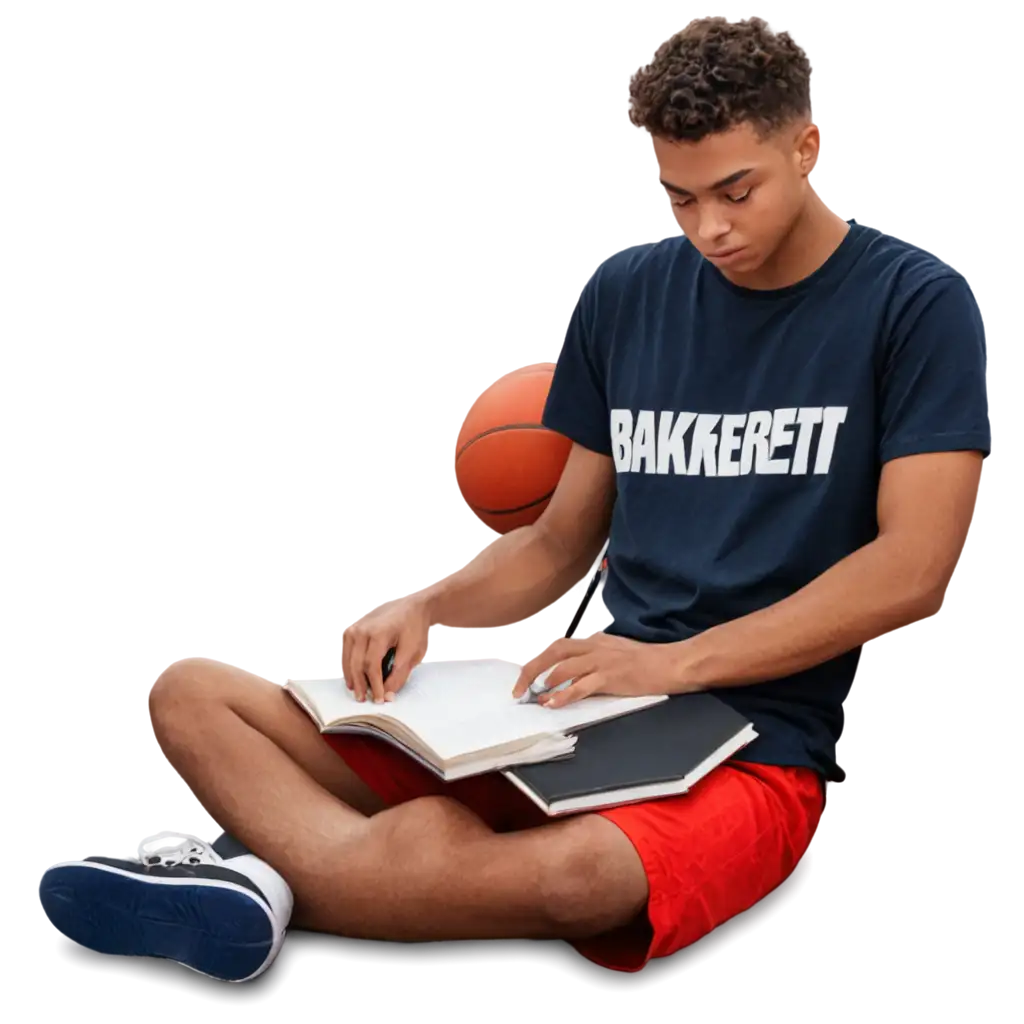 Basketball-Player-Studying-HighQuality-PNG-Image-for-Enhanced-Visual-Appeal