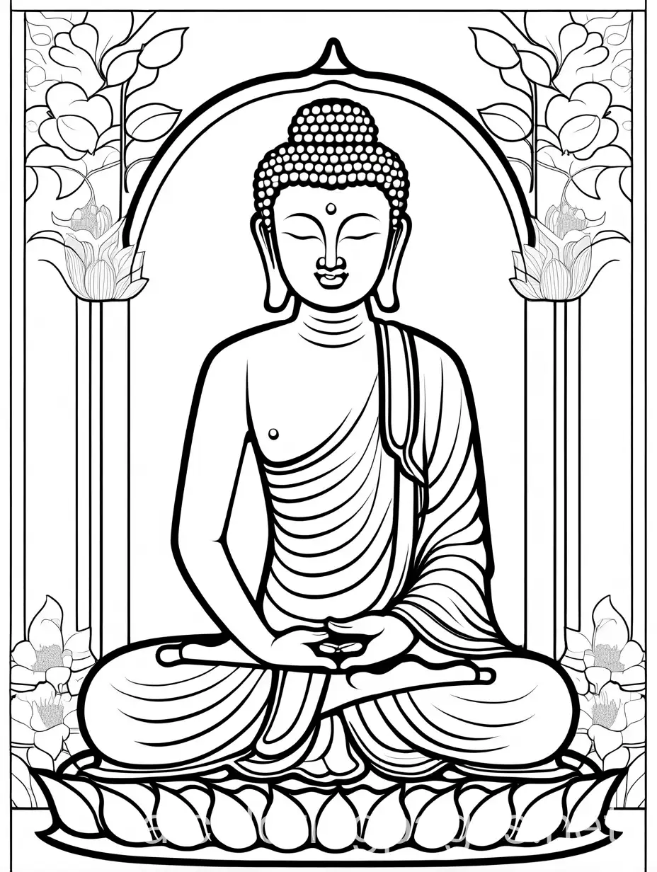 Simple-Buddha-Coloring-Page-for-Kids